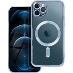 Electro Mag Cover Case Compatible With Magsafe For Iphone 11 Pro Blue OEM