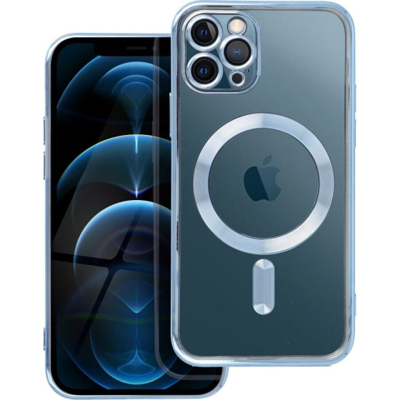 Electro Mag Cover Case Compatible With Magsafe For Iphone 11 Pro Blue OEM