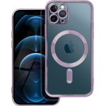 Electro Mag Cover Case Compatible With Magsafe For Iphone 11 Pro Deep Purple OEM