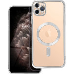 Electro Mag Cover Case Compatible With Magsafe For Iphone 11 Pro Max Silver OEM