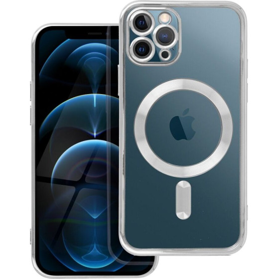 Electro Mag Cover Case Compatible With Magsafe For Iphone 11 Pro Silver OEM