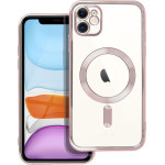 Electro Mag Cover Case Compatible With Magsafe For Iphone 11 Rose Gold OEM