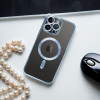 Electro Mag Cover Case Compatible With Magsafe For Iphone 12 Blue OEM