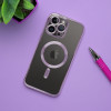 Electro Mag Cover Case Compatible With Magsafe For Iphone 12 Deep Purple OEM