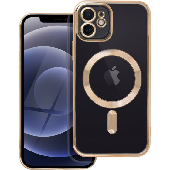 Electro Mag Cover Case Compatible With Magsafe For Iphone 12 Gold OEM