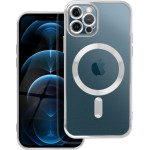 Electro Mag Cover Case Compatible With Magsafe For Iphone 12 Pro Silver OEM