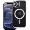 Electro Mag Cover Case Compatible With Magsafe For Iphone 12 Silver OEM