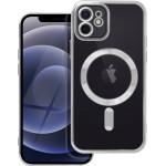 Electro Mag Cover Case Compatible With Magsafe For Iphone 12 Silver OEM