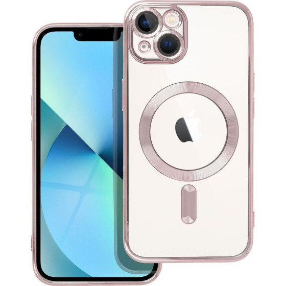 Electro Mag Cover Case Compatible With Magsafe For Iphone 13 Rose Gold OEM
