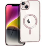 Electro Mag Cover Case Compatible With Magsafe For Iphone 14 Plus Rose Gold OEM