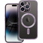 Electro Mag Cover Case Compatible With Magsafe For Iphone 14 Pro Deep Purple OEM