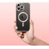 Electro Mag Cover Case Compatible With Magsafe For Iphone 14 Pro Rose Gold OEM