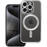 Electro Mag Cover Case Compatible With Magsafe For Iphone 15 Pro Titanium OEM
