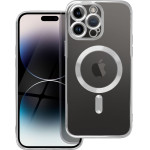 Electro Mag Cover Case Compatible With Magsafe For Iphone 16 Silver OEM