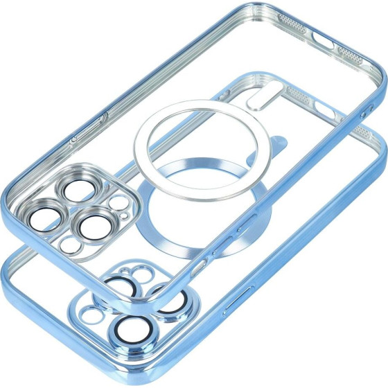 Electro Mag Cover Case Compatible With Magsafe For Iphone Se 2025 Blue OEM