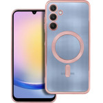 Electro Mag Cover Case Compatible With Magsafe For Samsung A25 Rose Gold OEM