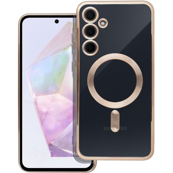 Electro Mag Cover Case Compatible With Magsafe For Samsung A35 Gold OEM