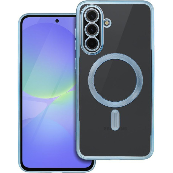 Electro Mag Cover Case Compatible With Magsafe For Samsung A36 Blue OEM