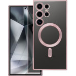Electro Mag Cover Case Compatible With Magsafe For Samsung A54 Rose Gold OEM