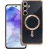 Electro Mag Cover Case Compatible With Magsafe For Samsung A55 Gold OEM