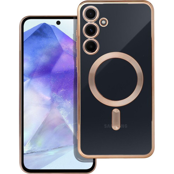 Electro Mag Cover Case Compatible With Magsafe For Samsung A55 Gold OEM