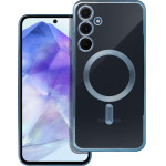 Electro Mag Cover Case Compatible With Magsafe For Samsung A55 Blue OEM