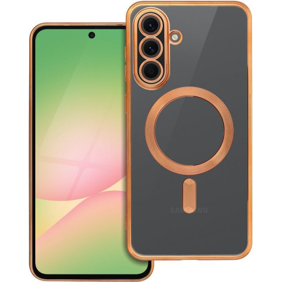 Electro Mag Cover Case Compatible With Magsafe For Samsung A56 Gold OEM