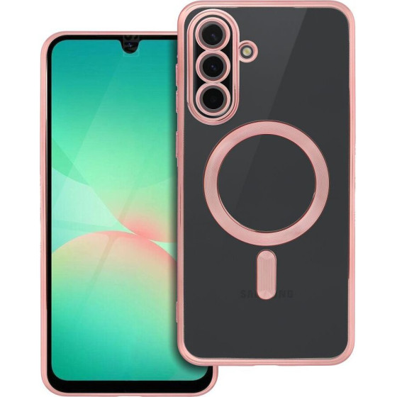 Electro Mag Cover Case Compatible With Magsafe For Samsung A56 Rose Gold OEM