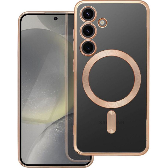 Electro Mag Cover Case Compatible With Magsafe For Samsung S24 Gold OEM