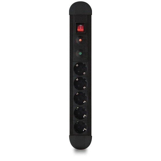 PROTECTION SOCKET 5 X SCHUKO POWER ON SPU-05K