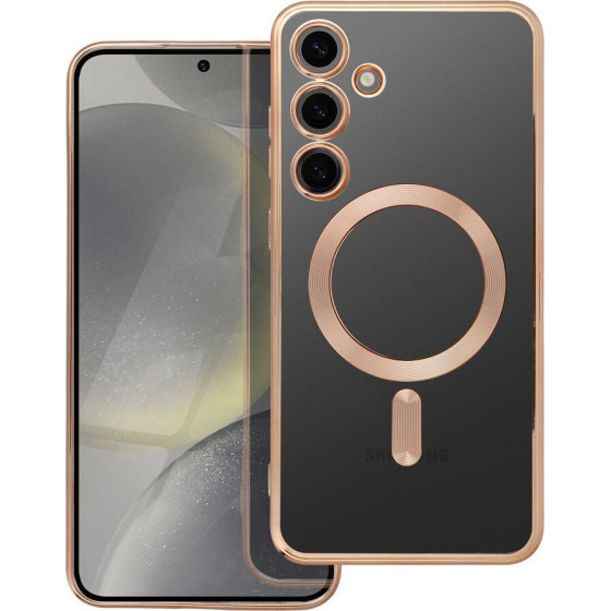 Electro Mag Cover Case Compatible With Magsafe For Samsung S24 Plus Gold OEM