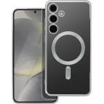 Electro Mag Cover Case Compatible With Magsafe For Samsung S24 Plus Silver OEM