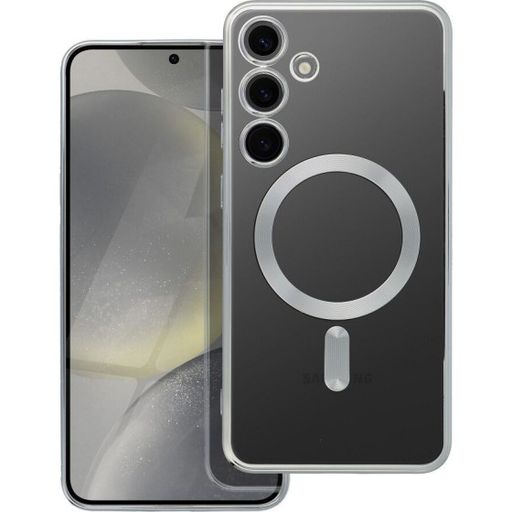 Electro Mag Cover Case Compatible With Magsafe For Samsung S24 Plus Silver OEM