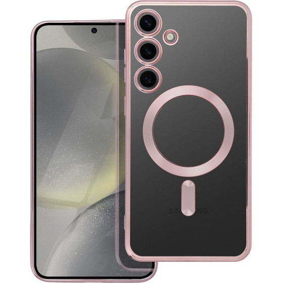 Electro Mag Cover Case Compatible With Magsafe For Samsung S24 Plus Rose Gold OEM