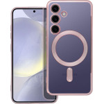 Electro Mag Cover Case Compatible With Magsafe For Samsung S24 Rose Gold OEM