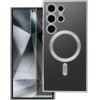 Electro Mag Cover Case Compatible With Magsafe For Samsung S24 Ultra Silver OEM