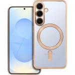 Electro Mag Cover Case Compatible With Magsafe For Samsung S25 Gold OEM