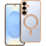 Electro Mag Cover Case Compatible With Magsafe For Samsung S25 Plus Gold OEM