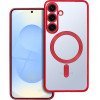 Electro Mag Cover Case Compatible With Magsafe For Samsung S25 Plus Red OEM