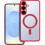 Electro Mag Cover Case Compatible With Magsafe For Samsung S25 Plus Red OEM