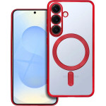 Electro Mag Cover Case Compatible With Magsafe For Samsung S25 Red OEM