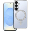 Electro Mag Cover Case Compatible With Magsafe For Samsung S25 Silver OEM