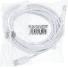 Cable Type C To Type C Pd QC3.0 3A 30W HD26 3 m White OEM