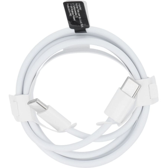 Cable Type C To Type C Pd QC3.0 3A 30W HD26 Box 1 m White OEM