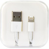 Cable Usb A To Lightning 1A HD4 Box 1 m White OEM