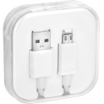 Cable Usb A To Micro Usb 1A Box 1 m White OEM