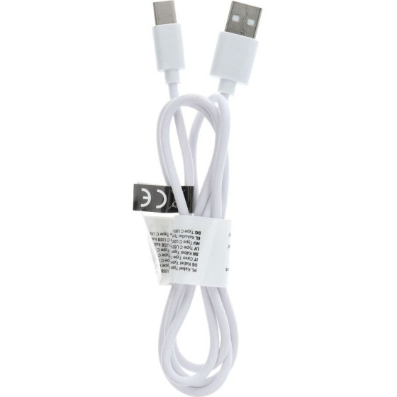 Cable Usb A To Type C 2.0 C366 (Connector Long : 8mm) 1 m White OEM
