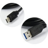 Cable Usb A To Type C 3.0 2A HD2 2 m Black OEM