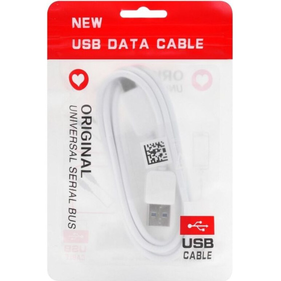 Cable Usb A To Type C 3.0 2A HD2 1 m White OEM