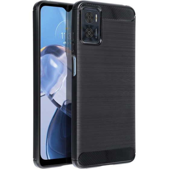 Carbon Case For Motorola E22 / E22i Black OEM